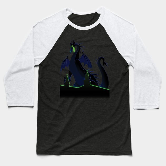 Rage of Maleficent Baseball T-Shirt by AmyMinori